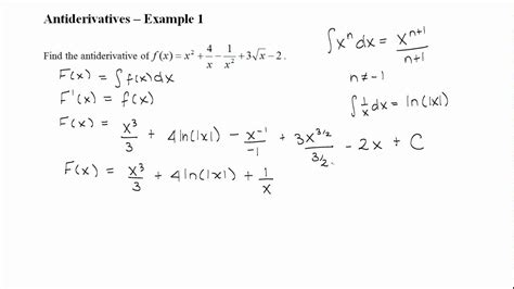 How to take antiderivative. Things To Know About How to take antiderivative. 